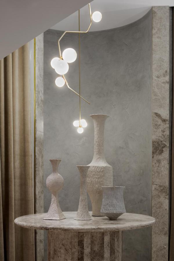 Eos By Skycity Adelajda Zewnętrze zdjęcie A 3D rendering of a room with a light fixture